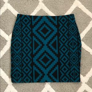 Forever 21 Patterned Skirt